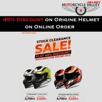 40% Discount on Origine Helmet on Online Order